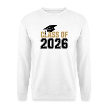 Class of 2026 Graduation T-Shirt – Funny / Proud - Unisex Sweatshirt - white - Front