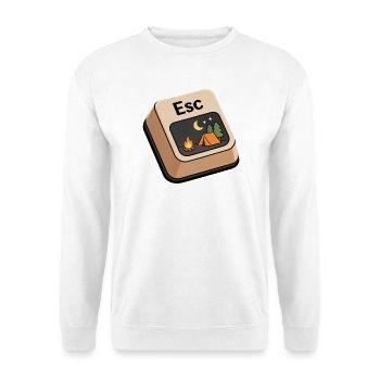 Camp Night Escape Key Art - Unisex Sweatshirt - white - Front