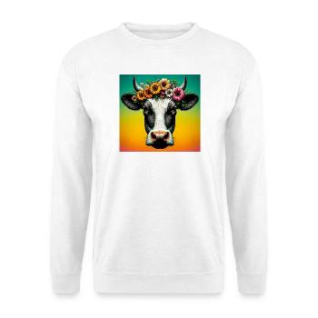 cow - Unisex Sweatshirt - white - Front