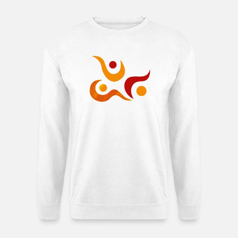 yoga-design_34 - Unisex Pullover - Weiß