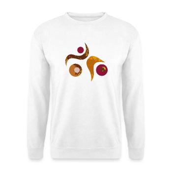 Yoga design_49 - Unisex Sweatshirt - white - Front