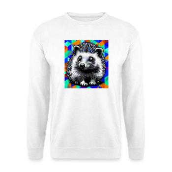Igel - Unisex Pullover - Weiß - Vorne