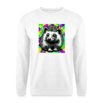 Igel - Unisex Pullover - Weiß - Vorne