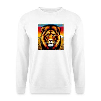 lion - Unisex Sweatshirt - white - Front