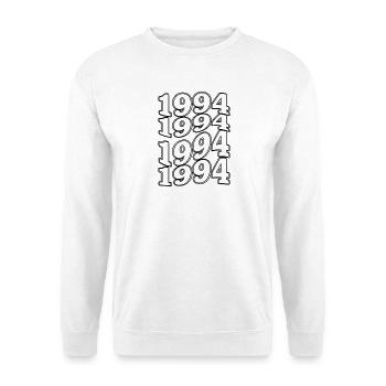 Édition Limitée 1994 - Cadeau Anniversaire Rétro - Sweat-shirt Unisexe - blanc - Devant