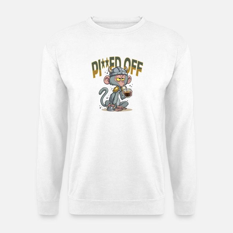 Monkey_1 - Unisex Sweatshirt - white