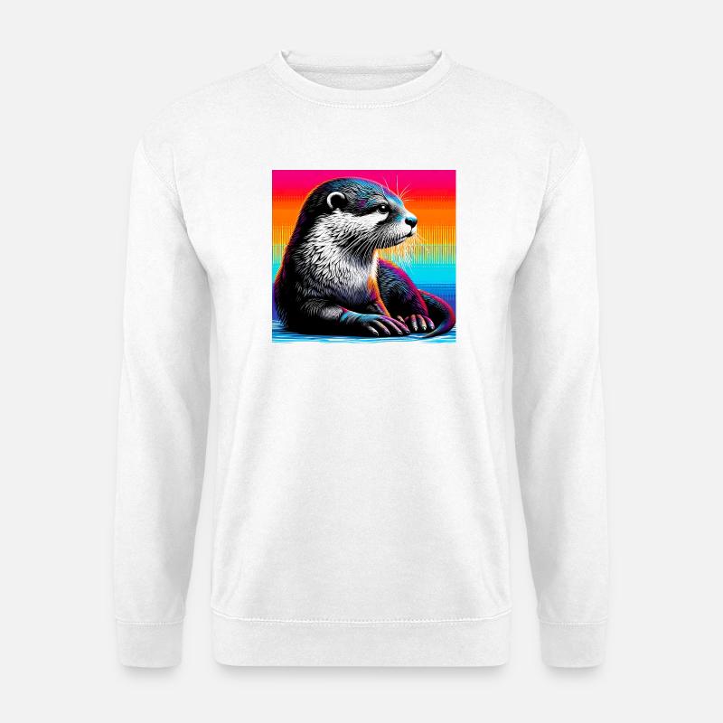Otter - Unisex Pullover - Weiß