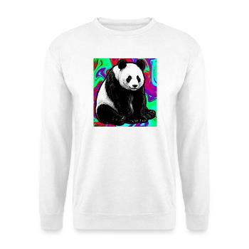 panda - Sweat-shirt Unisexe - blanc - Devant
