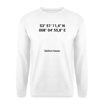 Red Sand Lighthouse - Maritime North Sea Baltic Sea - Unisex Sweatshirt - white - Front