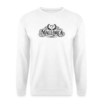 Mallorca Herz - Unisex Pullover - Weiß - Vorne