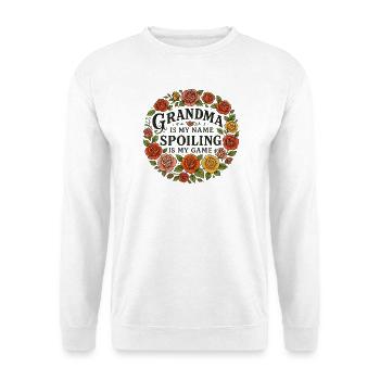 Grandma Spoiling Floral Circle - Unisex Sweatshirt - white - Front