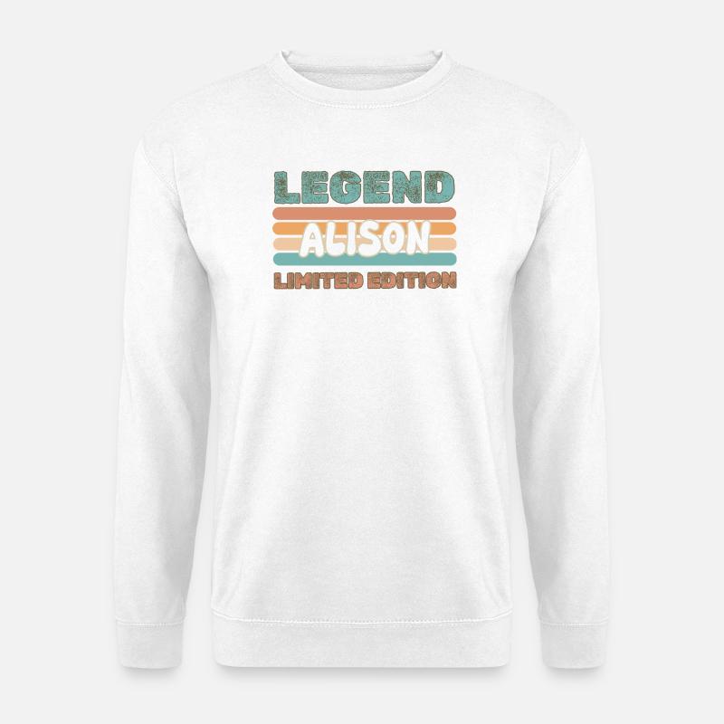 Alison - Unisex Pullover - Weiß