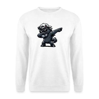 Dabbing Horse - Unisex Sweatshirt - white - Front