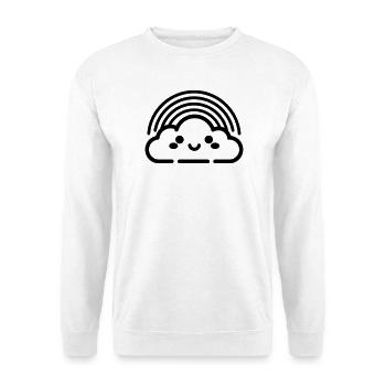 rainbow - Unisex Sweatshirt - white - Front