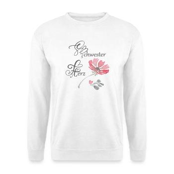 Schwesterherz - Unisex Pullover - Weiß - Vorne