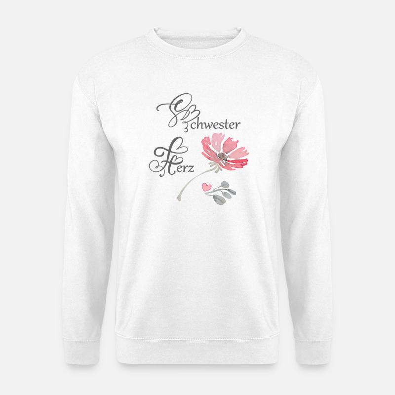 Schwesterherz - Unisex Pullover - Weiß