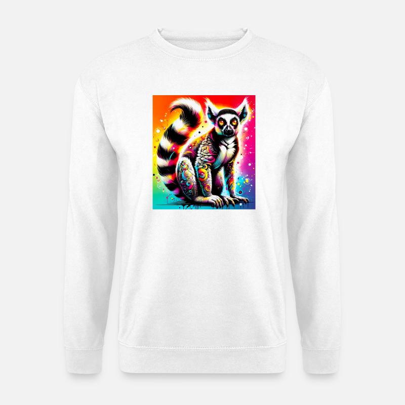 Lemur - Unisex Pullover - Weiß