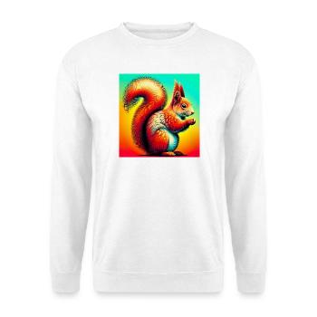 squirrel - Unisex Sweatshirt - white - Front