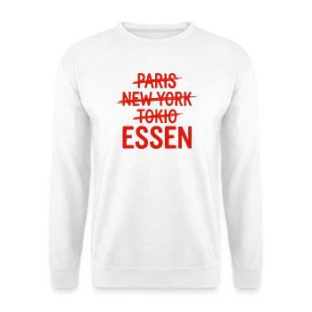 Essen Ruhrpott, Ruhrgebiet City Shirt, hoodie, Cap - Unisex Pullover - Weiß - Vorne
