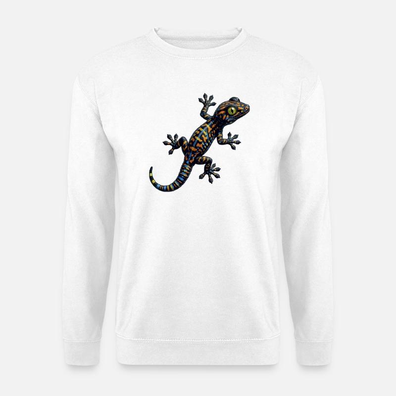 Gecko-Kletterungen - Unisex Pullover - Weiß