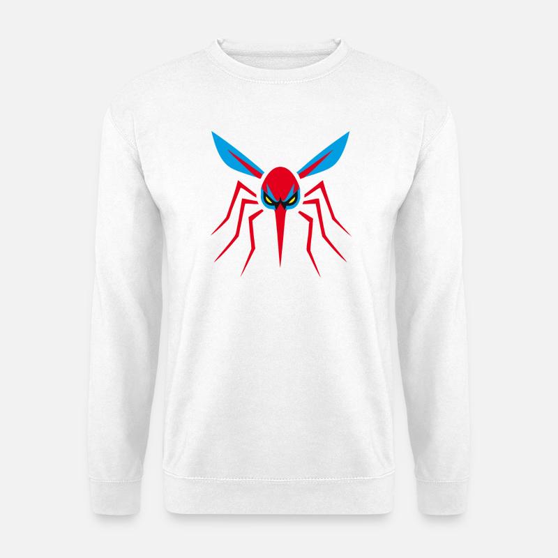 Moskito, Mücke, Insekt, Böse - Unisex Pullover - Weiß