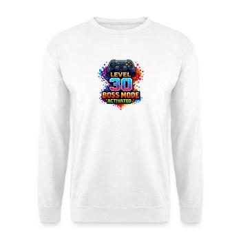 Level 30 Bossmodus Aktiviert - Unisex Sweatshirt - white - Front