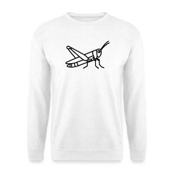 grasshopper - Unisex Sweatshirt - white - Front