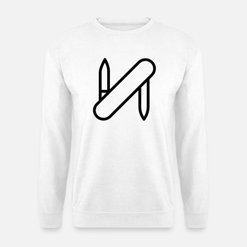 Schweizer Taschenmesser - Unisex Pullover - Weiß