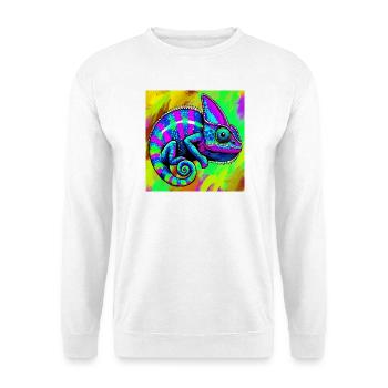 chameleon - Unisex Sweatshirt - white - Front