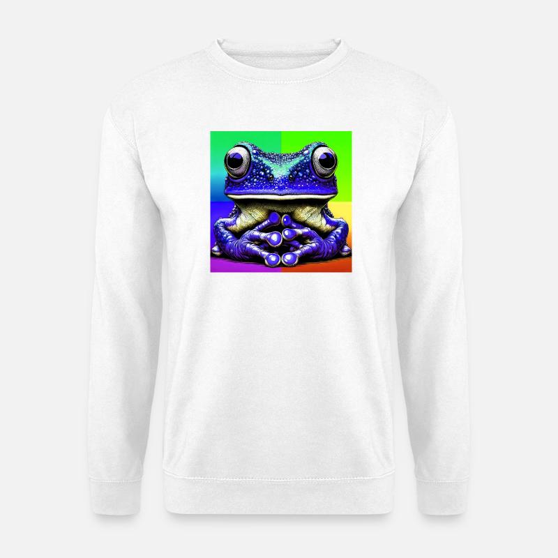 Frosch - Unisex Pullover - Weiß