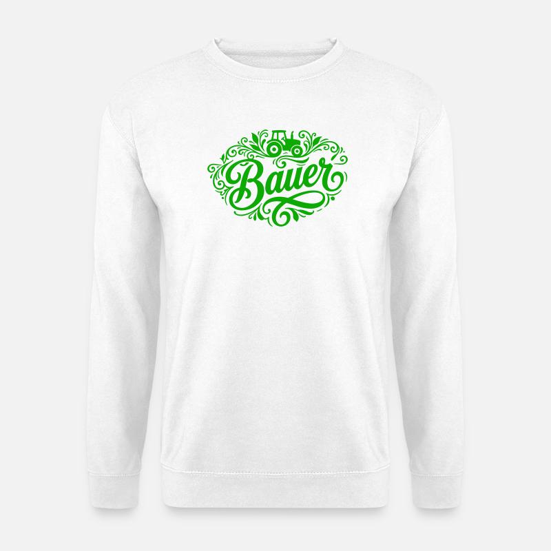 Bauer Farmer - Unisex Pullover - Weiß