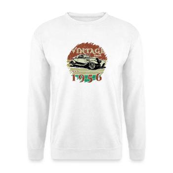 70e anniversaire - Classic - Vintage depuis 05/1956 - Sweat-shirt Unisexe - blanc - Devant