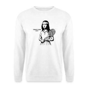 Art tennis, T-shirt du Tennis Club Paris, Sweat à capuche, sac - Sweat-shirt Unisexe - blanc - Devant