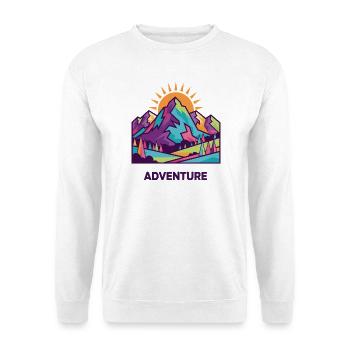 Vivid Summit Adventure - Unisex Sweatshirt - white - Front