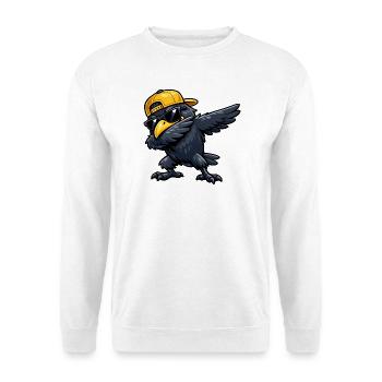 Dabbing Raven - Unisex Sweatshirt - white - Front