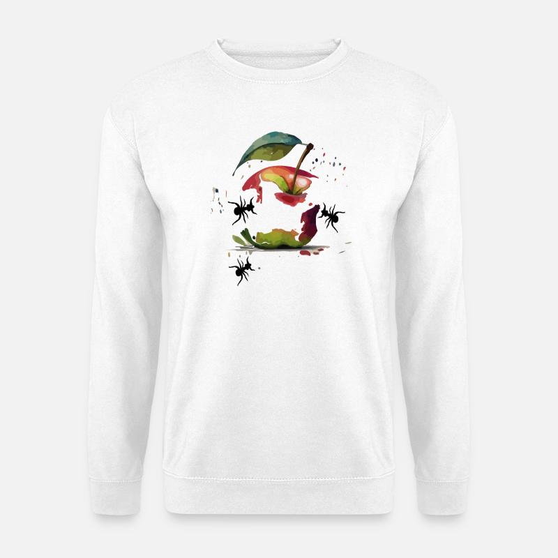  Apfel - Unisex Pullover - Weiß
