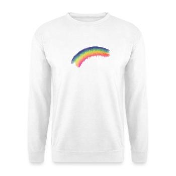 Rainbow Brush Sheet - Unisex Sweatshirt - white - Front
