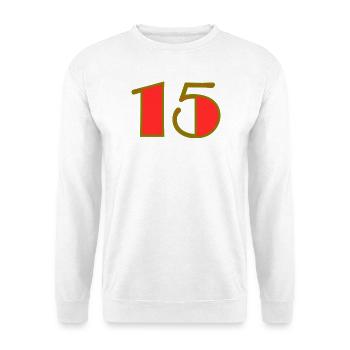 15. 15 YEARS. 15th ANNIVERSARY. 15 YEAR ANNIVERSARY. - Unisex Sweatshirt - white - Front