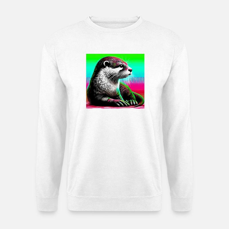 Otter - Unisex Pullover - Weiß