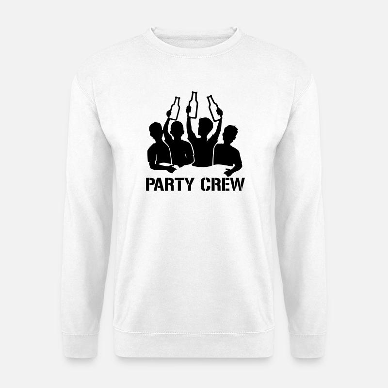 Party Crew - Unisex Pullover - Weiß