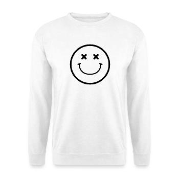 Smiley face - Unisex Sweatshirt - white - Front