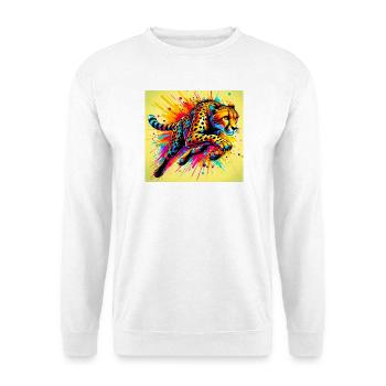 cheetah - Unisex Sweatshirt - white - Front