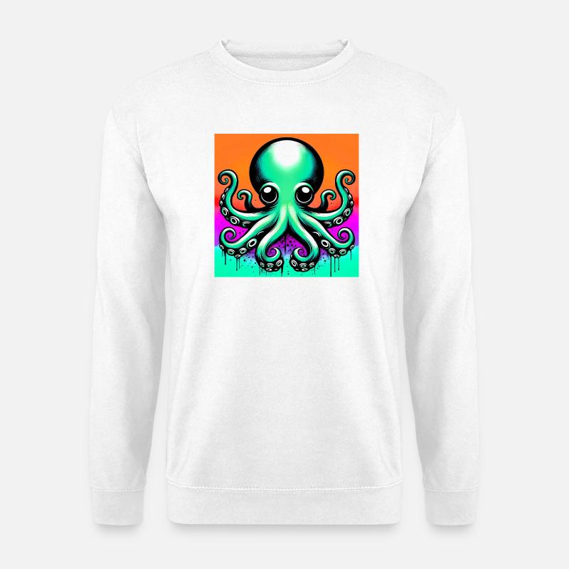 Octopus - Unisex Sweatshirt - white