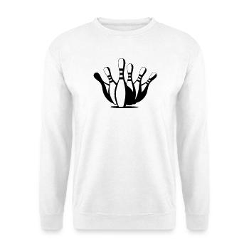 Bowling - Unisex Sweatshirt - white - Front