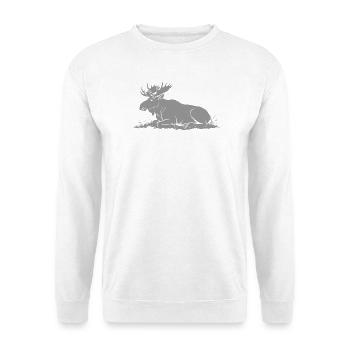 Élan - Sweat-shirt Unisexe - blanc - Devant