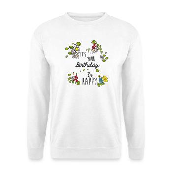 Birthday - Unisex Sweatshirt - white - Front