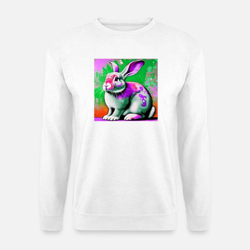 rabbit - Unisex Sweatshirt - white