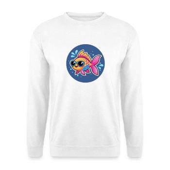 Fish Bright Sunglasses - Unisex Sweatshirt - white - Front