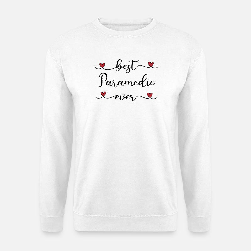 bester Sanitäter der Welt - Unisex Pullover - Weiß