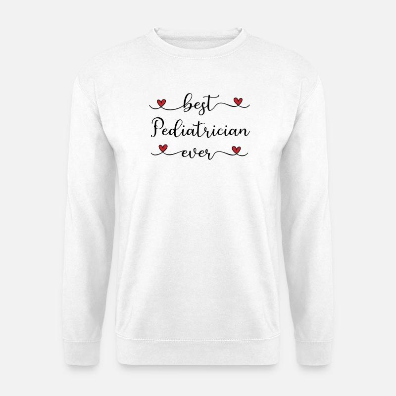 Verdens bedste børnelæge - Unisex sweater - hvid